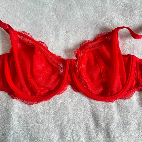 Freya Red Balconette Bra 38DD - Picture 4 of 10